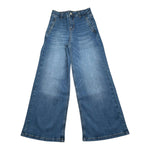 Liu Jo Jeans Tinta Unita Modello Palazzo per Bambina GA5086 BLU LIU JO 