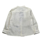 Daniele Alessandrini Camicia Manica Lunga Tinta Unita con Stampa per Neonato 1295C00043 AVORIO DANIELE ALESSANDRINI 