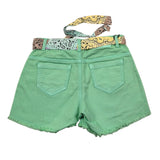 Kocca Short Tinta Unita con 5 Tasche per Bambina RASX VERDE Kocca 