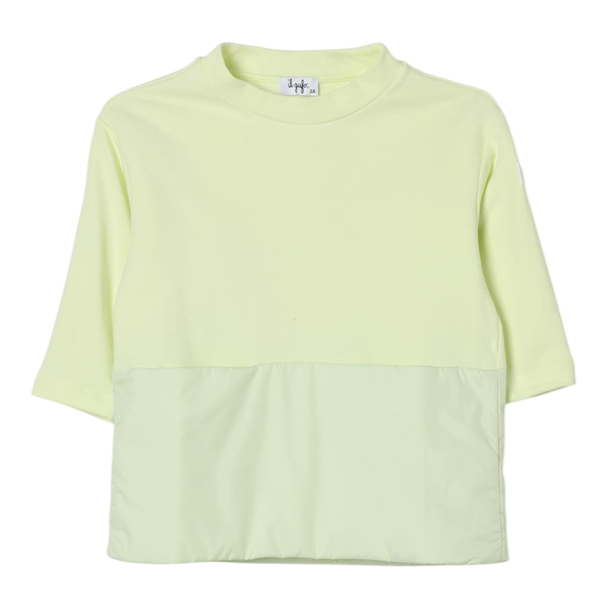 IL GUFO abito manica lunga tinta unita Giallo per Neonata A24VL589M0100 GIALLO IL GUFO 