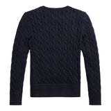 Ralph Lauren Maglia Girocollo Tinta Unita con Logo per Bambino 313901316009 BLU RALPH LAUREN 