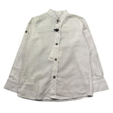 Shako' Camicia Manica Lunga Tinta Unita Collo Coreano per Bambino CSK0355J BIANCO SHAKO' 