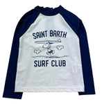 Saint Barth Shirt Tinta Unita con Maniche In Contrasto per Bambino MOORISH BIANCO SAINT BARTH 