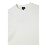 Fay T-Shirt Tinta Unita con Stampa per Bambino FW8A21 PANNA FAY 