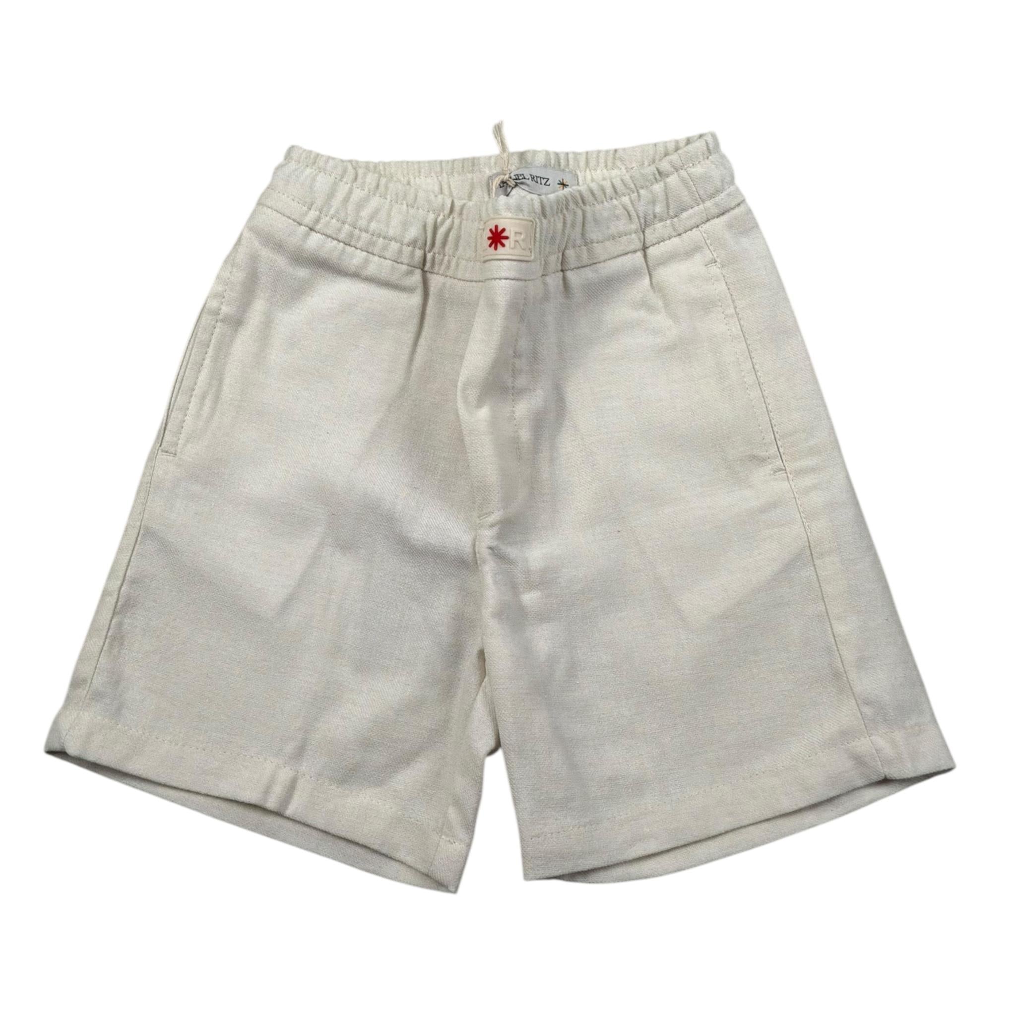 Manuel Ritz Bermuda Tinta Unita con Elastico In Vita per Bambino MR3066 BEIGE MANUEL RITZ 