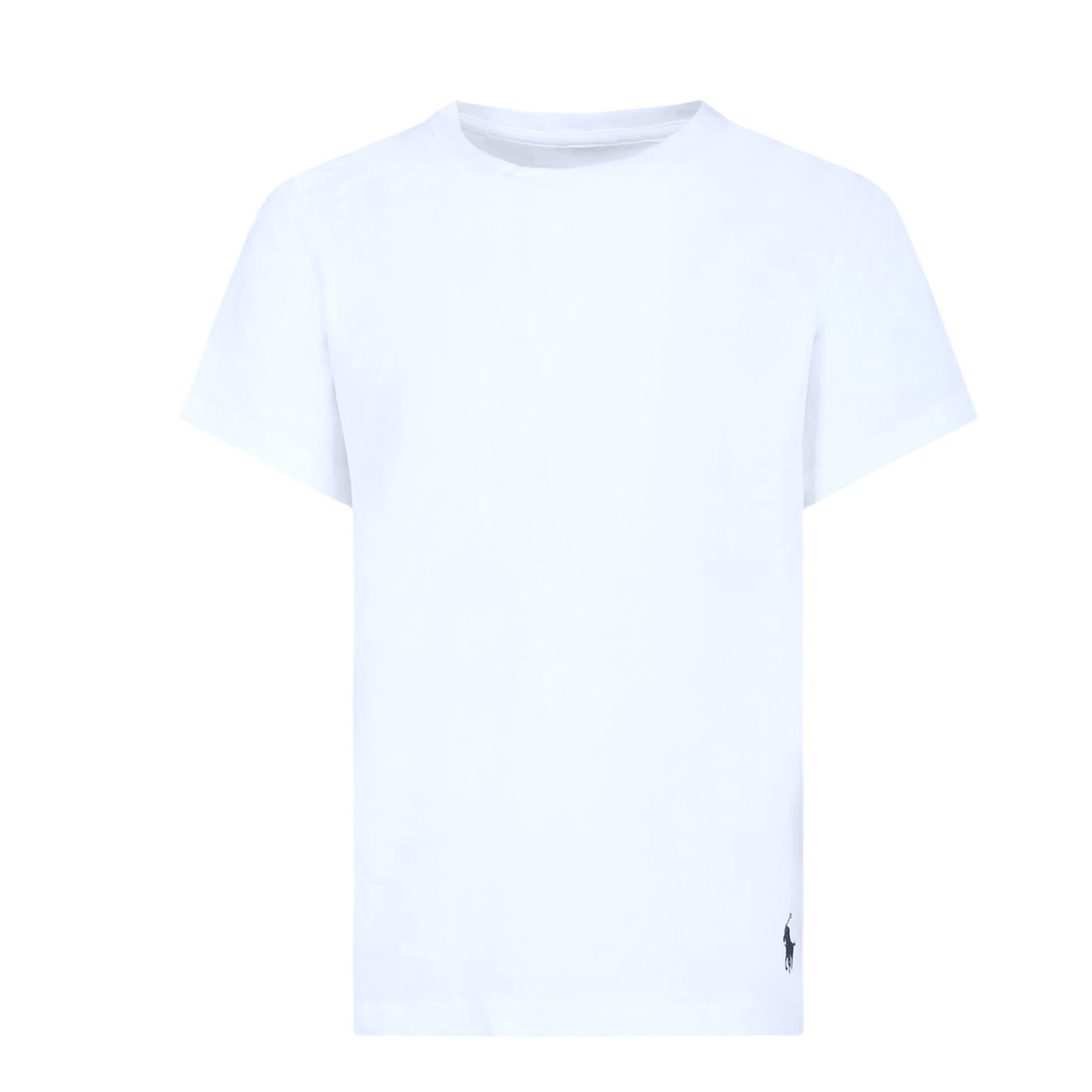 Ralph Lauren Set 2 T-Shirt Bicolore per Bambino T-SH BIANCO/NERO RALPH LAUREN 