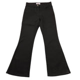EMILIO PUCCI jeans tinta unita modello zampa Nero per Bambina PT6B10 NERO EMILIO PUCCI 