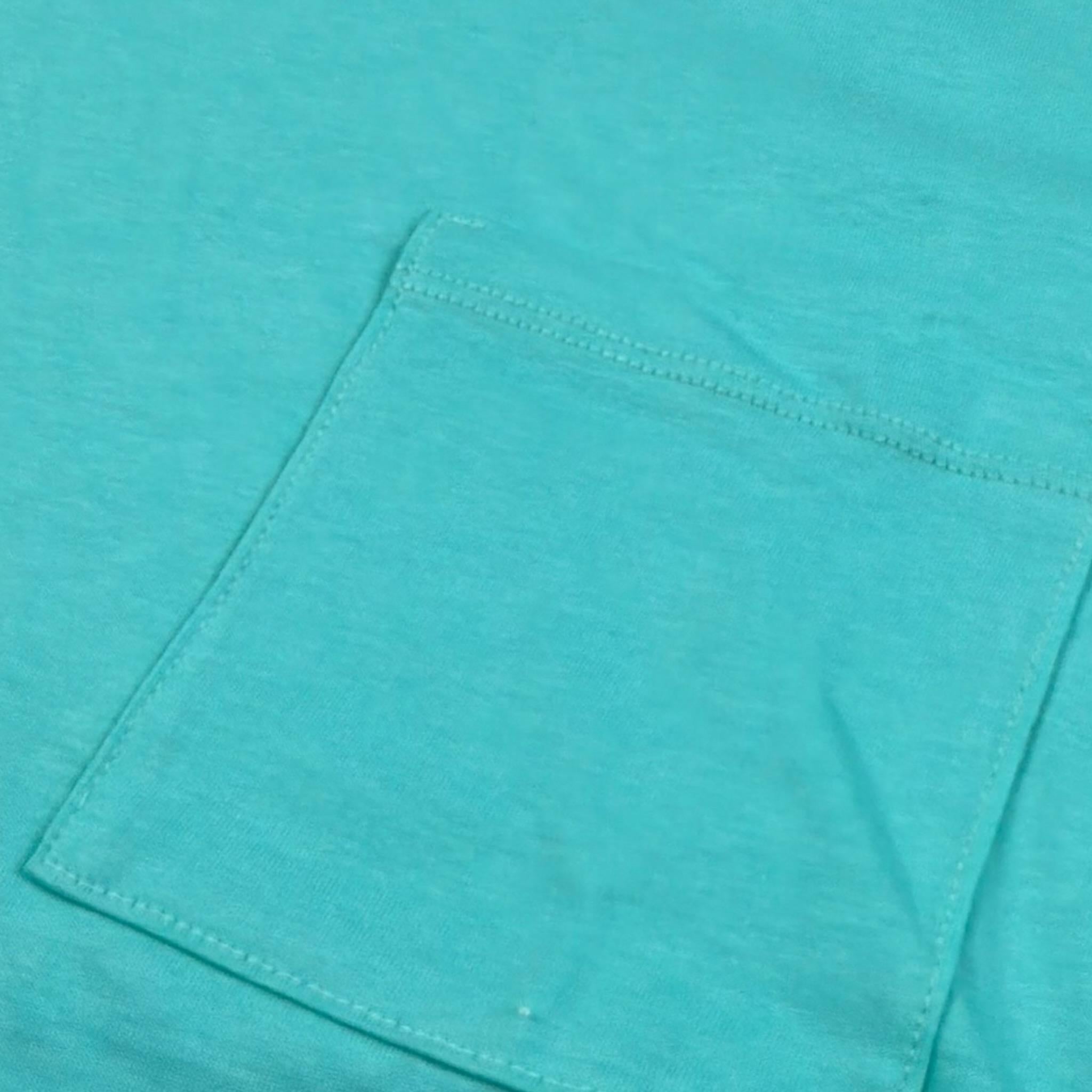 4Giveness T-Shirt Tinta Unita Girocollo per Bambina FGC4077 VERDE ACQUA 4GIVENESS 