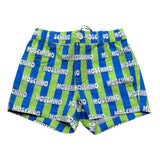 Moschino Bermuda Bicolore con Fantasia A Righe per Neonato MUQ01S VERDE/BLU MOSCHINO 