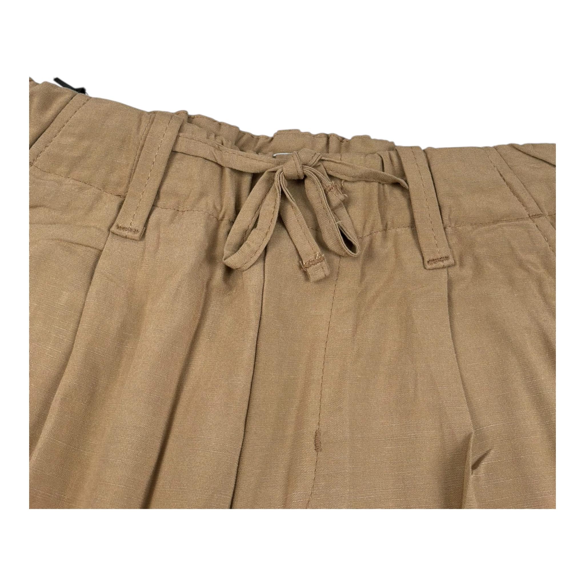 Paolo Pecora Pantalone Tinta Unita con Elastico In Vita per Bambino PP4002X BEIGE PAOLO PECORA 