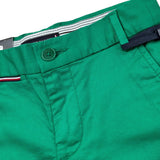 Tommy Hilfiger Bermuda Tinta Unita con Girovita Regolabile per Neonato KB0KB08704 VERDE TOMMY HILFIGER 