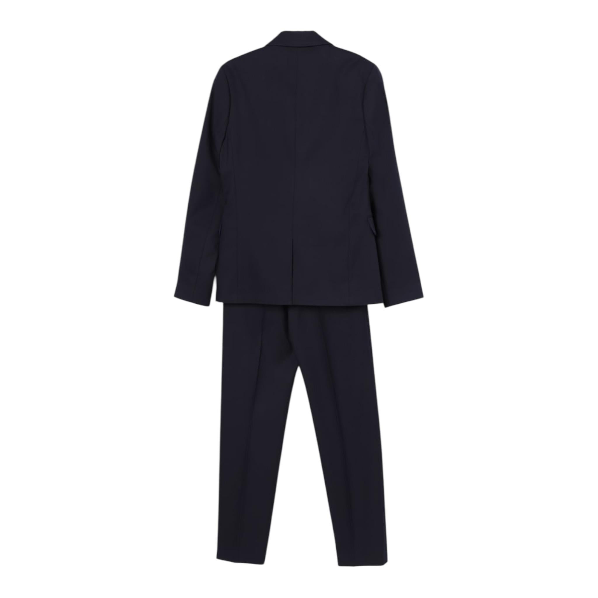 Boss Completo 2 Pezzi Giacca-Pantalone Tinta Unita per Bambino J51967 BLU BOSS 