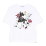 Iceberg T-Shirt Girocollo Tinta Unita con Stampa per Bambino TSICE5107J BIANCO ICEBERG 
