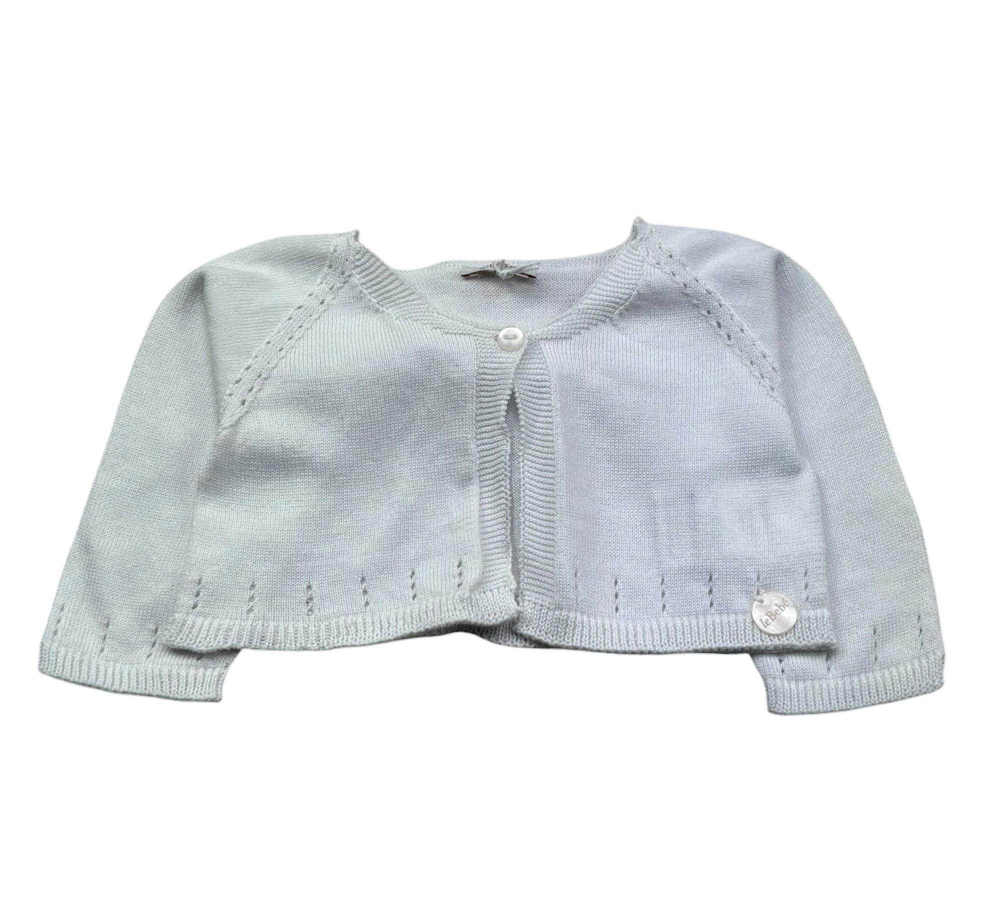 Le Bebe Coprispalle Tinta Unita  per Neonata LBG6326 BIANCO LE BEBE 