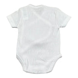 Calamaro Body Tinta Unita Mezza Manica per Neonata FJDJJD BIANCO CALAMARO 