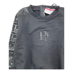 CESARE PACIOTTI felpa tinta unita girocollo con stampa Nero per Neonato MFP5350B NERO CESARE PACIOTTI 