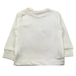 SIVIGLIA shirt girocollo tinta unita con stampa Panna per Neonato SVNTS00517 PANNA SIVIGLIA 