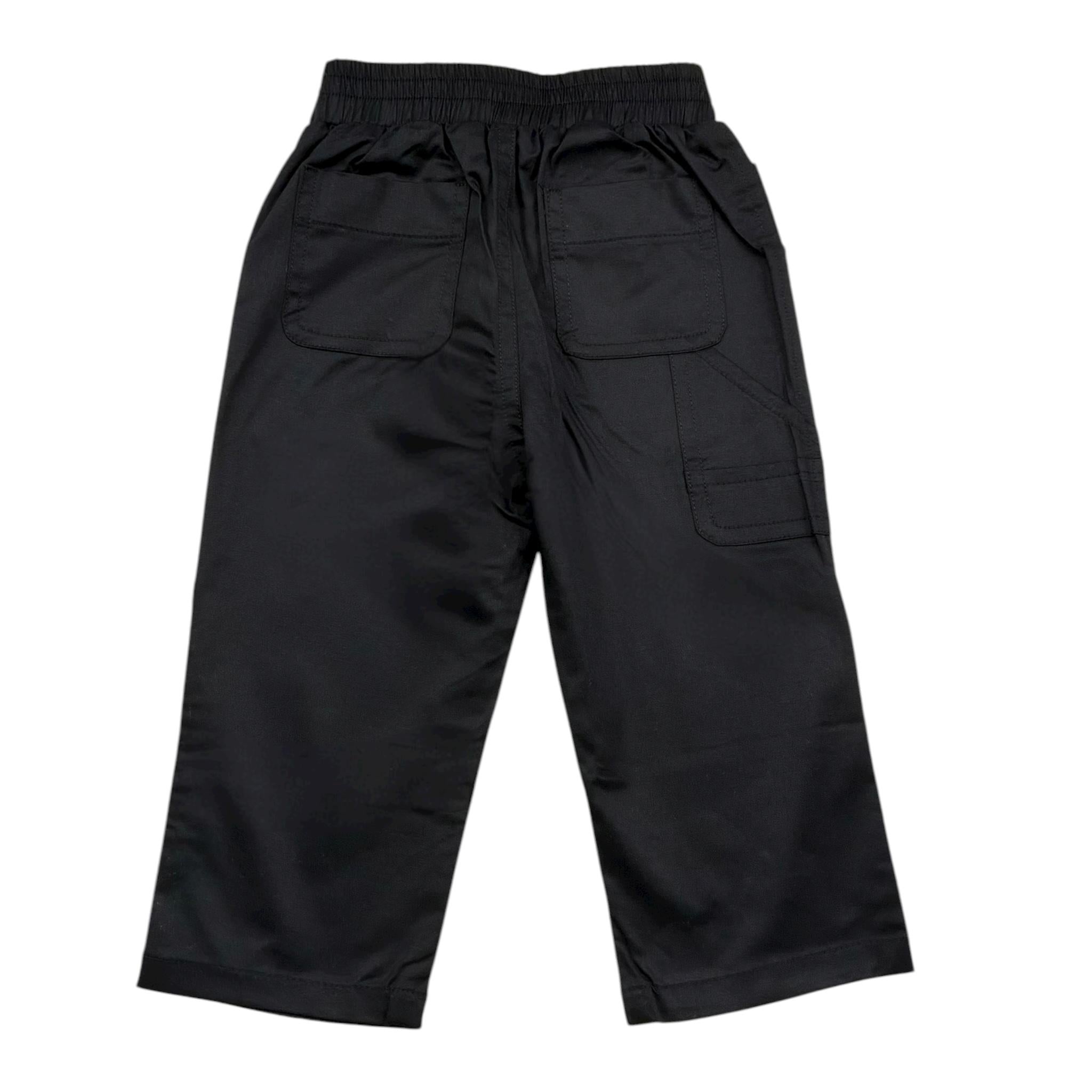 Iceberg Pantalone Tinta Unita con Elastico In Vita per Neonato PTICE5108BNX NERO ICEBERG 
