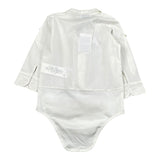 Aletta Camicia Tinta Unita Modello Body per Neonato M22050 BIANCO ALETTA 