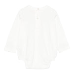 ELISABETTA FRANCHI body manica lunga tinta unita con logo Panna per Neonata ENBD002 PANNA ELISABETTA FRANCHI 