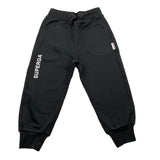 SUPERGA pantalone tuta tinta unita con logo Nero per Bambino SA150 NERO SUPERGA 