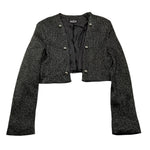 NAICE giacca tinta unita lurex Nero per Bambina 23631 NERO NAICE 