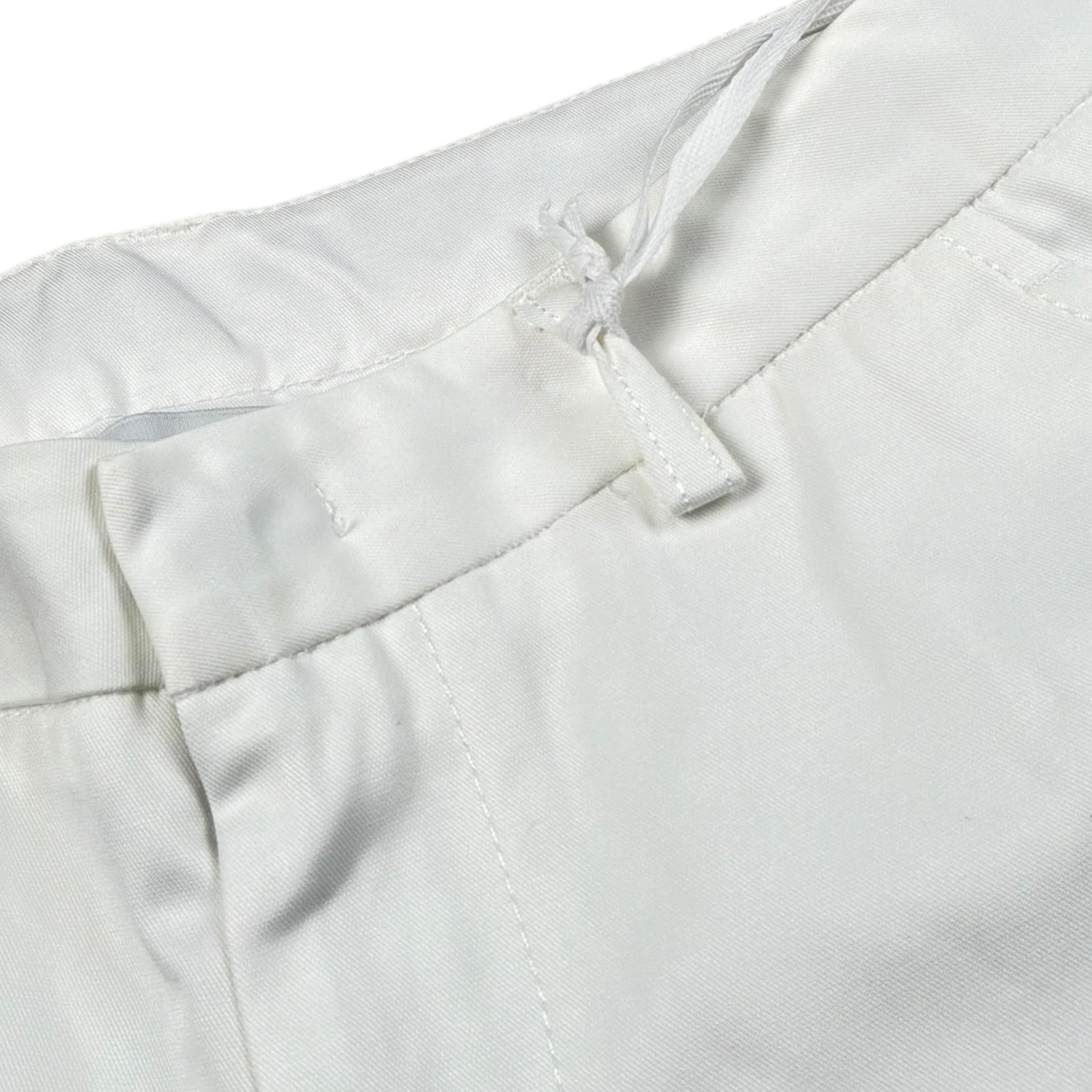 Dondup Bermuda Tinta Unita con Girovita Regolabile per Bambino DMBE014 BIANCO DONDUP 