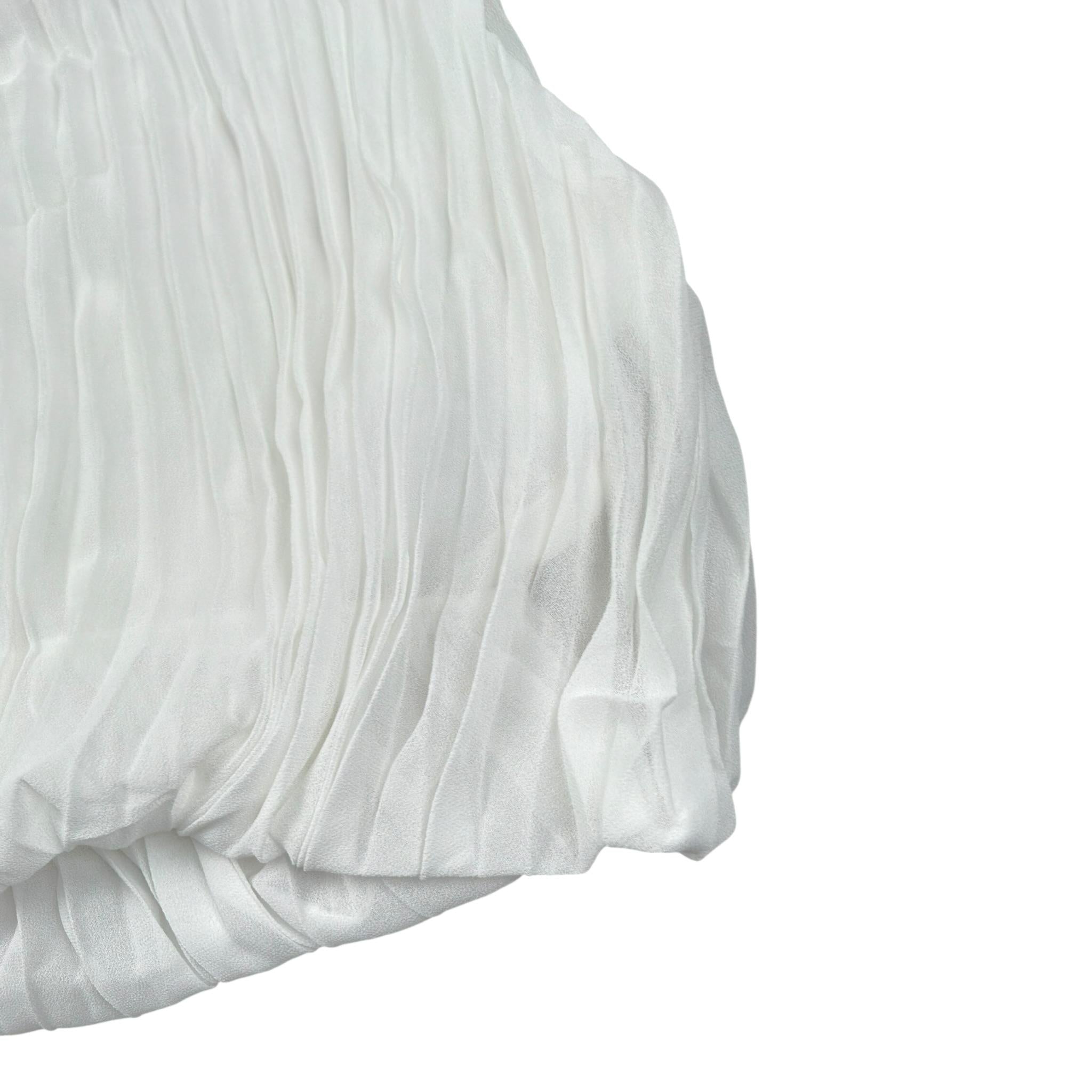 Please Top Tinta Unita con Elastico per Bambina CC05360G73 BIANCO PLEASE 