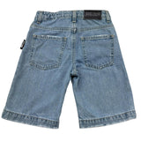 Trussardi Bermuda Tinta Unita In Denim per Bambino JBP26164BE BLU TRUSSARDI 