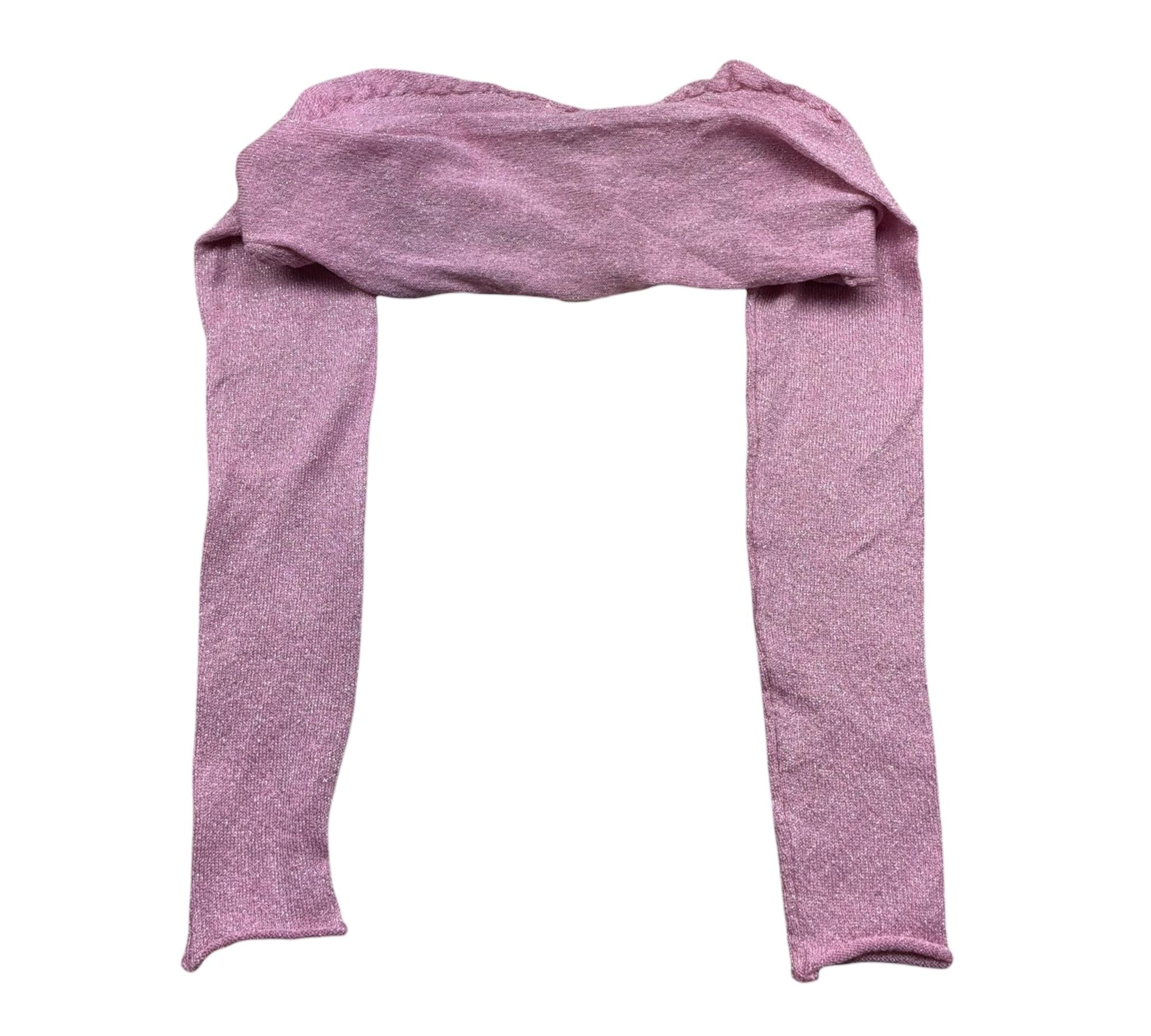 Monnalisa Coprispalle Tinta Unita Glitteraro per Bambina 771801 ROSA MONNALISA 