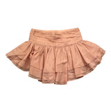 Pinko Gonna Tinta Unita con Balze per Bambina KFG004 ROSA PINKO 