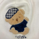 NANAN cappello tinta unita con stampa Bianco per Neonato I24113PCB BIANCO NANAN 