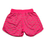 Met Short Tinta Unita con Brillantini per Bambina ME244 FUXIA MET 