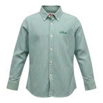 Saint Barth Camicia Manica Lunga Tinta Unita  per Bambino 00947L VERDE SAINT BARTH 