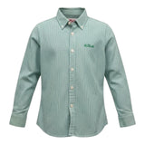 Saint Barth Camicia Manica Lunga Tinta Unita  per Bambino 00947L VERDE SAINT BARTH 