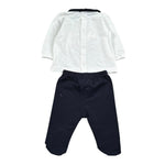 Lalalu' Completo 2 Pezzi Shirt-Ghettina per Neonato CPL6P BIANCO LALALU' 