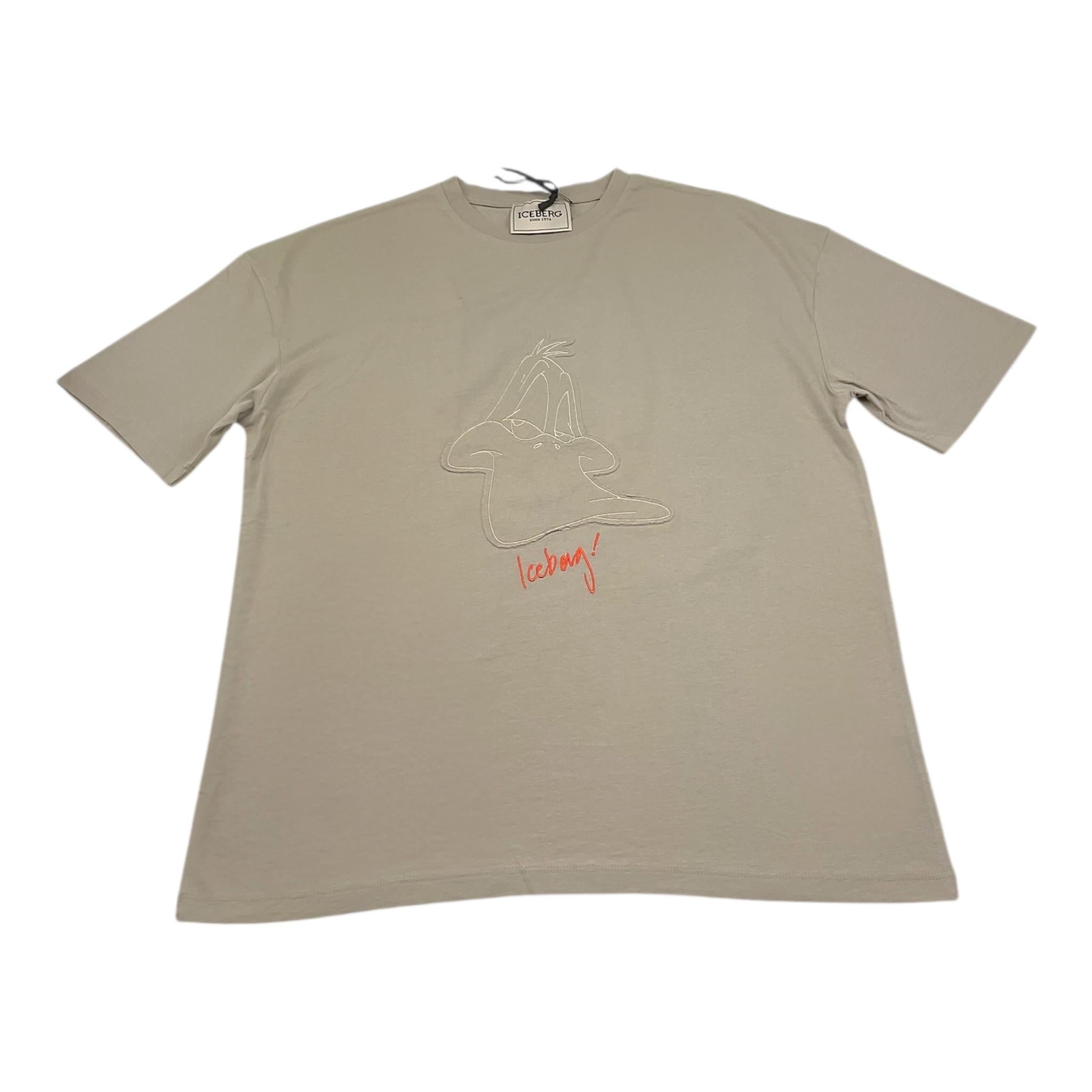 Iceberg T-Shirt Girocollo Tinta Unita per Bambino TSICE5117JX FANGO ICEBERG 