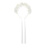 Monnalisa Cerchietto Tinta Unita con Applicazioni per Bambina CERMN BIANCO MONNALISA 