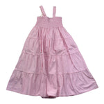 Saint Barth Abito Giromanica Tinta Unita con Stampe per Bambina JEMINE ROSA SAINT BARTH 