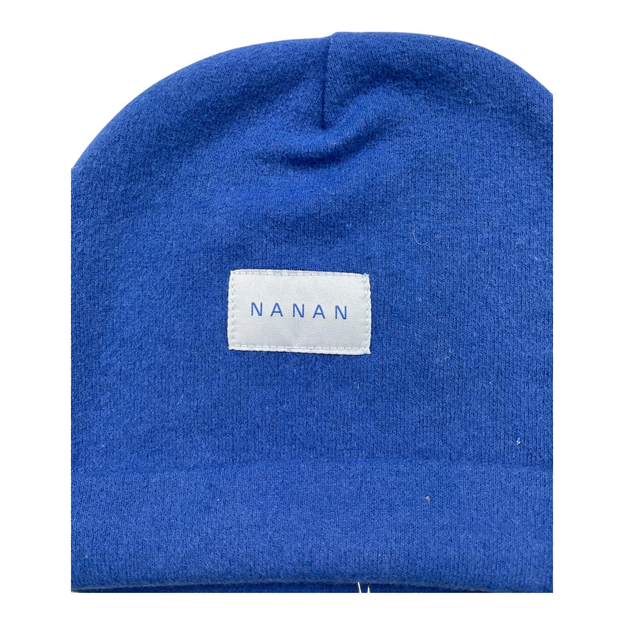NANAN cappello tinta unita con logo Cobalto per Bambino I24266GRBL COBALTO NANAN 