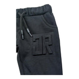John Richmond Pantalone Tuta Tinta Unita con Logo per Neonato RIP26033PA NERO JOHN RICHMOND 