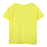 Billieblush T-Shirt Tinta Unita con Brillantini per Bambina U20924 GIALLO BillIEBLUSH 
