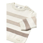 Mayoral Maglia Tinta Unita con Stampa A Righe per Neonato 1391 BIANCO MAYORAL 