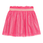 BillIEBLUSH gonna tinta unita con tulle Rosa fluo per Bambina U20559 ROSA FLUO BillIEBLUSH 