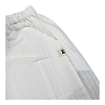 Petit Indi Pantalone Tinta Unita con Elastico In Vita per Bambino SS25BK8140X BIANCO PETIT INDI 