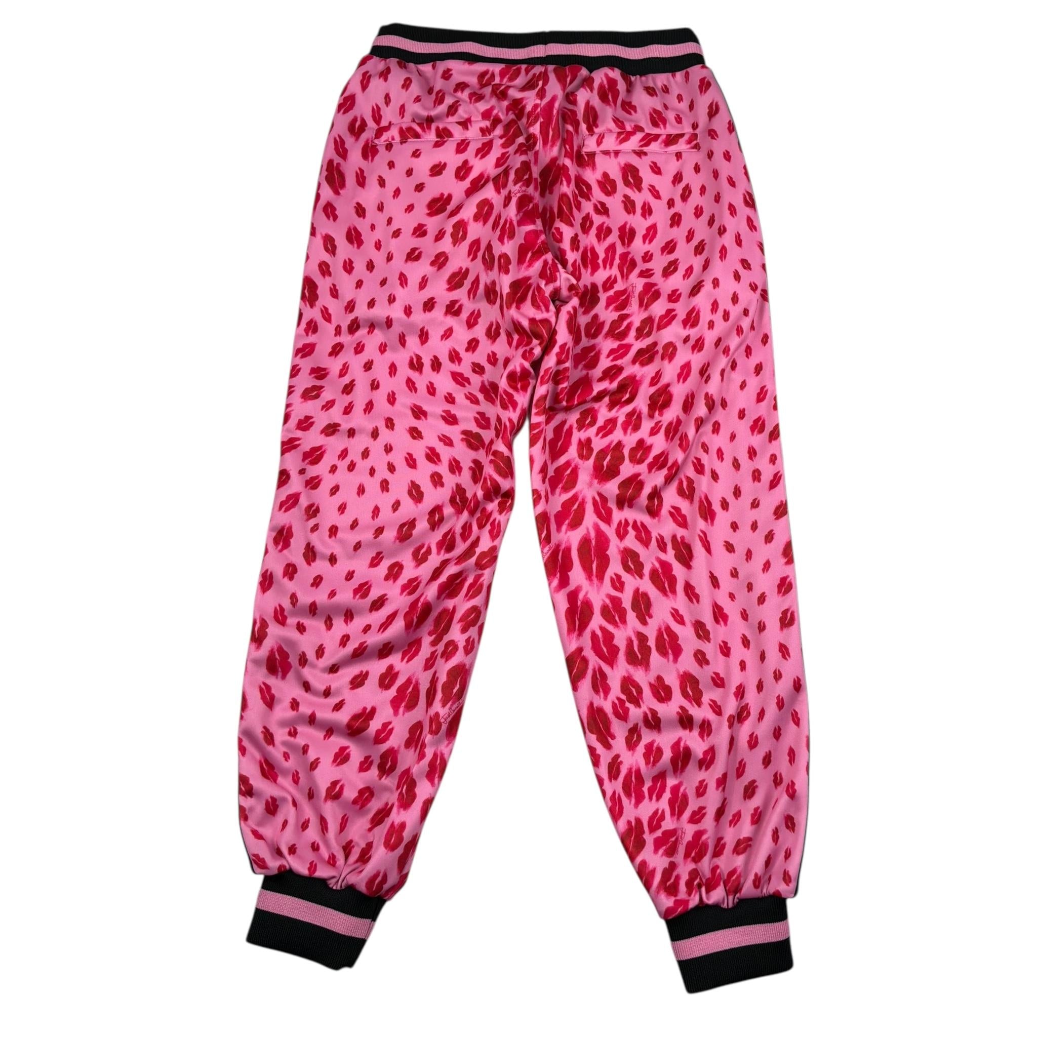 Just Cavalli Pantalone Tuta Tinta Unita Stampa Fantasia Baci per Bambina JGP26056PA ROSA JUST CAVALLI 