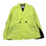 Gaelle Giacca Tinta Unita Doppiopetto per Bambina 2745J00087 VERDE GAELLE 