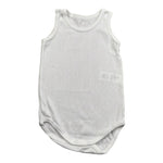 Calamaro Body Mezza Manica Tinta Unita con Trafori per Neonato BDM1 BIANCO CALAMARO 