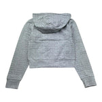 Juicy Couture Felpa Tinta Unita con Zip E Cappuccio per Bambina JBX6621 GRIGIO JUICY COUTURE 