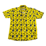 Louis Dieudonne' Camicia Tinta Unita Mezza Manica Stampa Batman per Bambino LD01BOW GIALLO LOUIS DIEUDONNE' 